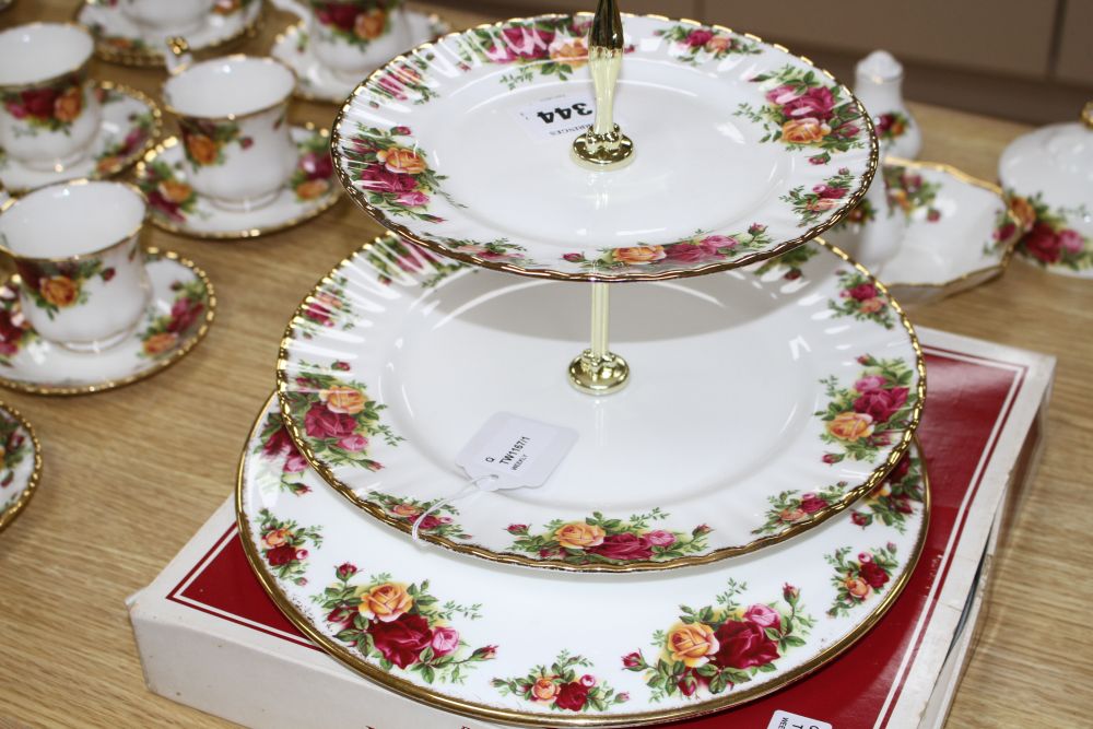 A collection of Royal Albert Old Country Roses tableware (73 pieces),